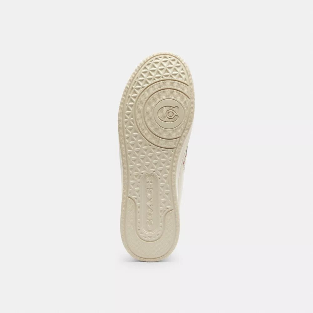 Adidași Disney X Coach Sneakerși înalți cu imprimeu cu autocolante