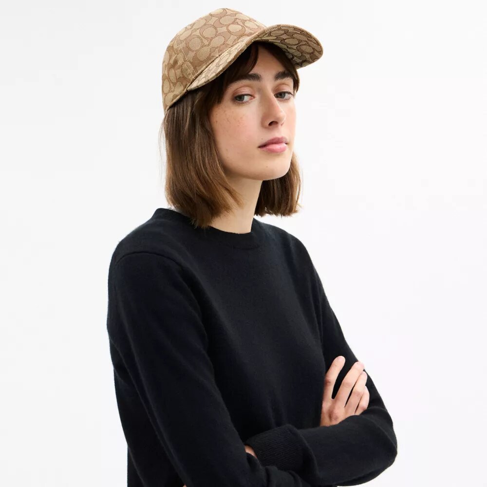 Șapcă de baseball cu model Jacquard cu semnătura noastră
