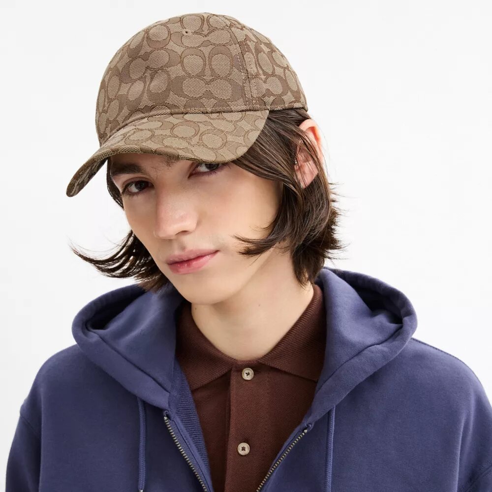 Șapcă de baseball cu model Jacquard cu semnătura noastră