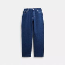 Blugi din denim cu croială dreaptă
