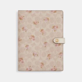 Caiet din Signature Canvas cu imprimeu floral