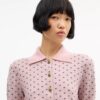Cardigan cu inimioare micșorate