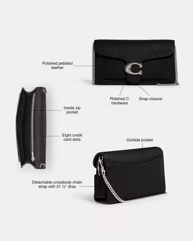 Clutch cu lanț Tabby