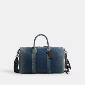 Compass din denim de bumbac regenerativ, cu pandantive