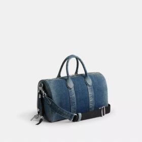 Compass din denim de bumbac regenerativ, cu pandantive