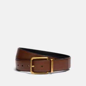 Curea reversibilă cu cataramă cu rolă pătrată, tăiată la măsură, 38 mm