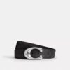 Curea reversibilă cu cataramă în formă de C sculptat, 38 mm