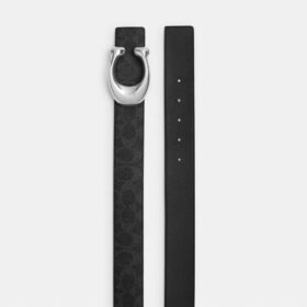 Curea reversibilă cu cataramă în formă de C sculptat, 38 mm