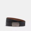 Curea reversibilă cu cataramă plată, tăiată la măsură, 38 mm