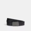 Curea reversibilă cu cataramă plată, tăiată la măsură, 38 mm