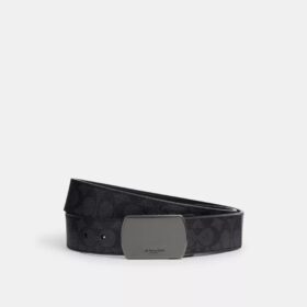 Curea reversibilă cu cataramă plată, tăiată la măsură, 38 mm