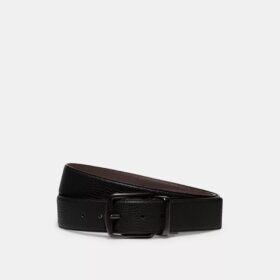 Curea reversibilă cu cataramă tip ham, tăiată la măsură, 38 mm