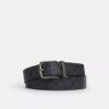 Curea reversibilă cu cataramă tip ham, tăiată la măsură, 38 mm