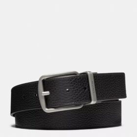 Curea reversibilă cu cataramă tip ham, tăiată la măsură, 38 mm