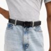 Curea reversibilă tăiată la dimensiune, cu cataramă emblematică, 38 mm