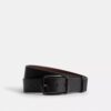 Curea reversibilă, tăiată la dimensiune, cu cataramă tip ham și placă în cutie, 38 mm