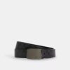 Curea reversibilă, tăiată la dimensiune, cu cataramă tip ham și placă în cutie, 38 mm