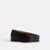 Curea reversibilă, tăiată la dimensiune, cu cataramă tip ham și placă în cutie, 38 mm