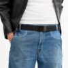 Curea reversibilă, tăiată la dimensiune, cu cataramă tip ham și placă în cutie, 38 mm