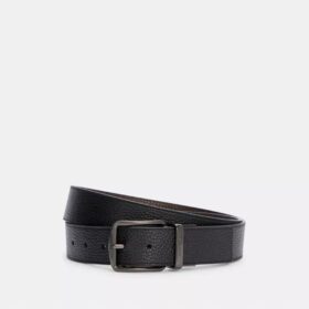 Curel reversibil, tăiat la măsură, cu cataramă tip ham, 38 mm