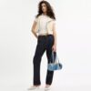 Geantă cilindrică Kisslock 28 din denim reciclat