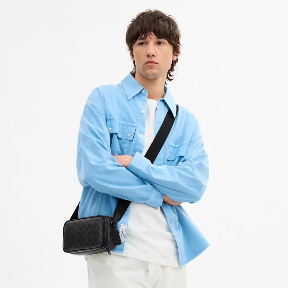Geantă crossbody Colton 19 din Signature Canvas