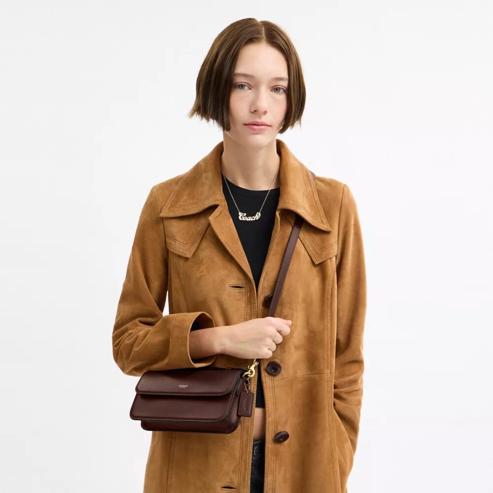 Geantă crossbody cu mâner superior și curea transversală New York Elora