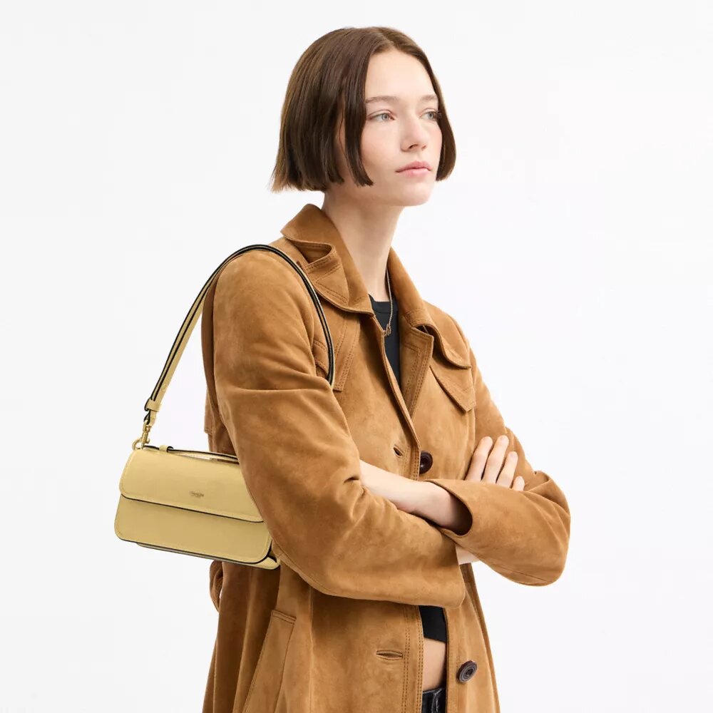 Geantă crossbody cu mâner superior și curea transversală New York Elora