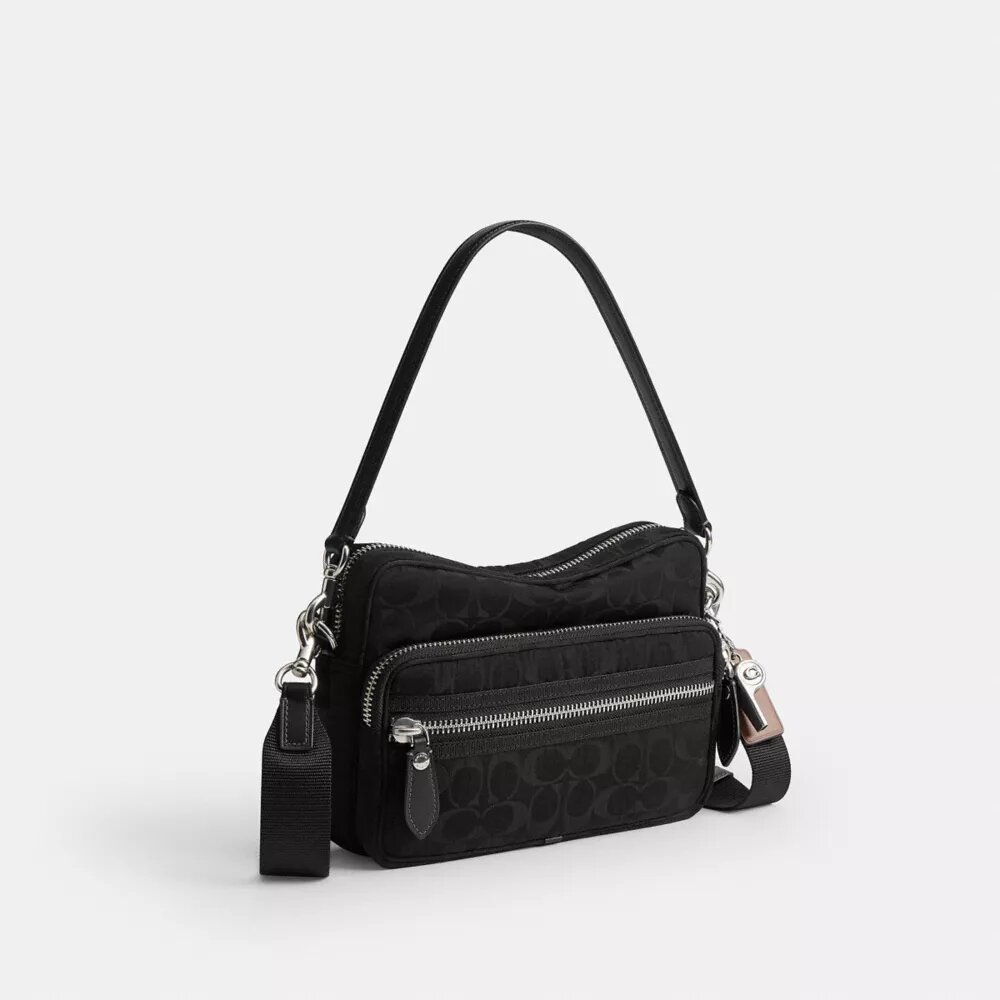 Geantă crossbody Dakota din nailon semnătura