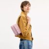 Geantă crossbody Elodie 18 din denim „Loved” cu matlasare