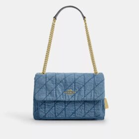 Geantă crossbody Elodie din bumbac regenerativ cu matlasare