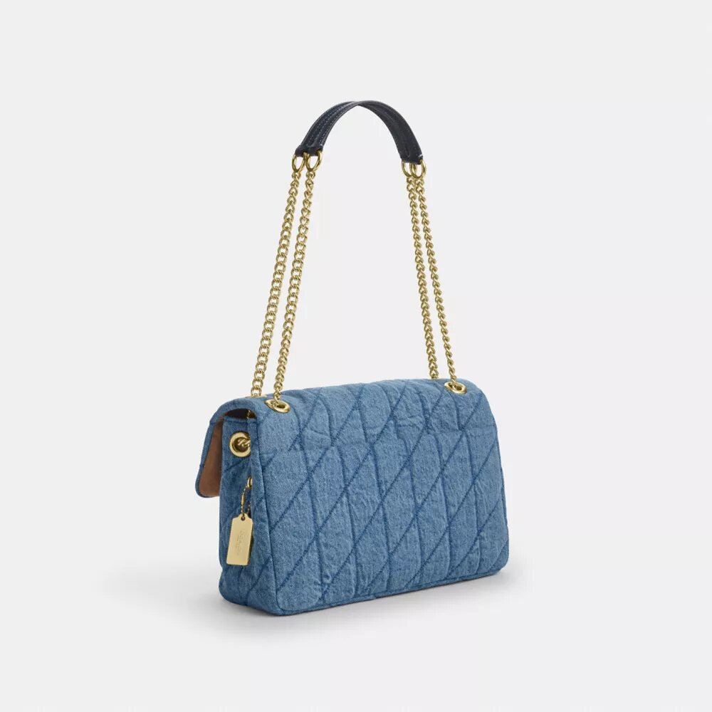Geantă crossbody Elodie din bumbac regenerativ cu matlasare