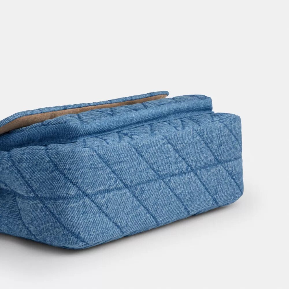 Geantă crossbody Elodie din bumbac regenerativ cu matlasare