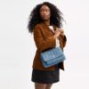 Geantă crossbody Elodie din bumbac regenerativ cu matlasare