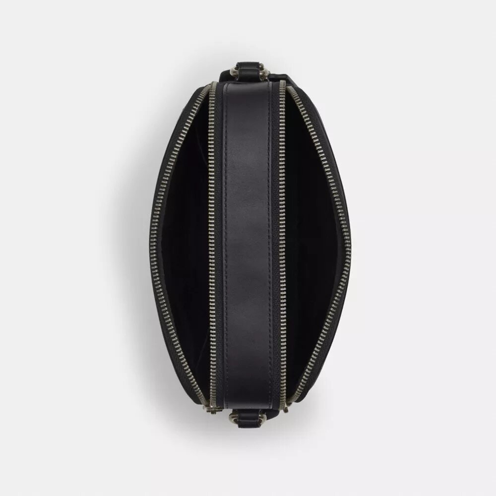 Geantă crossbody Graham din Signature Canvas cu dungi Varsity
