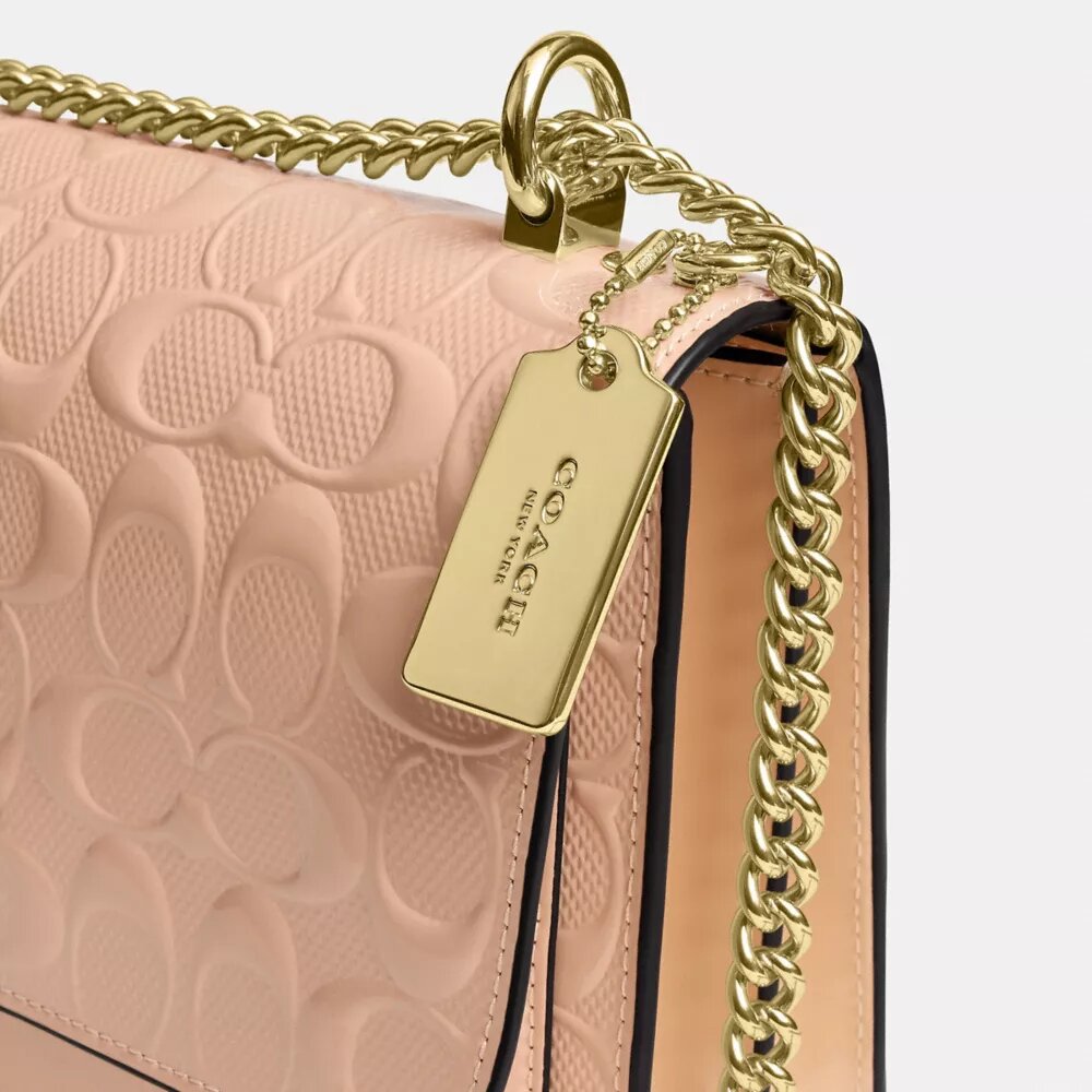 Geantă crossbody Klare din piele semnătură