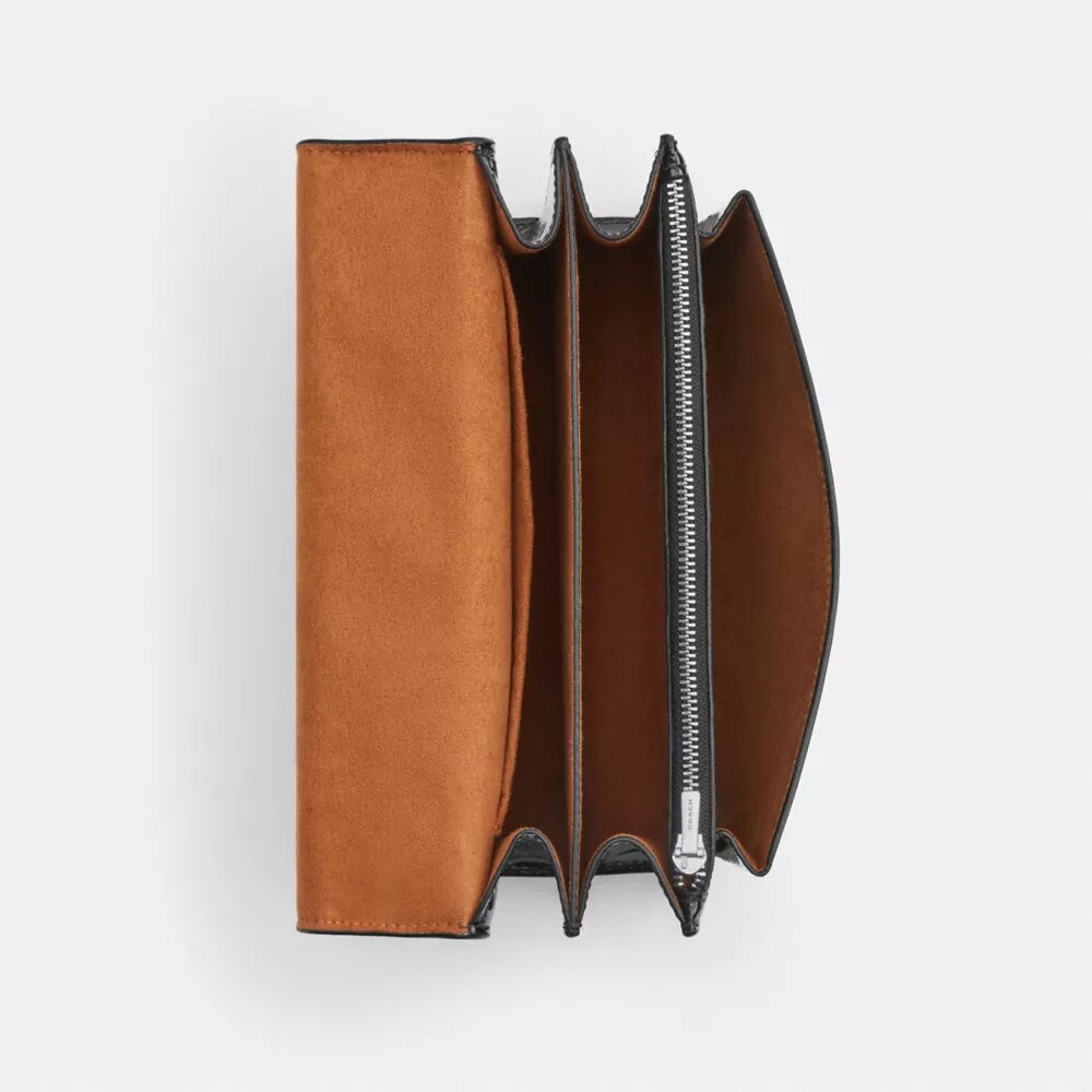 Geantă crossbody Klare din piele semnătură