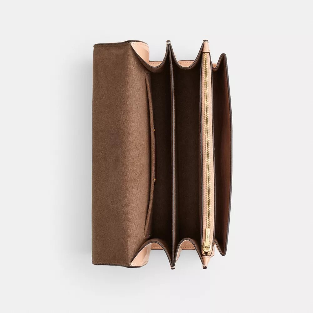 Geantă crossbody Klare din piele semnătură