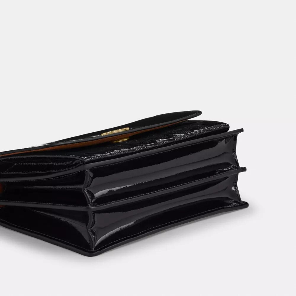 Geantă crossbody Klare din piele semnătură