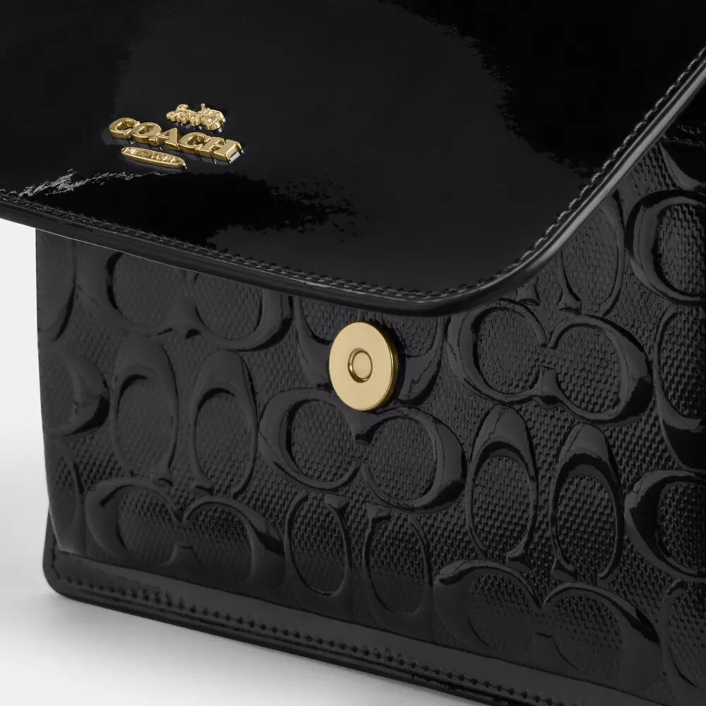 Geantă crossbody Klare din piele semnătură