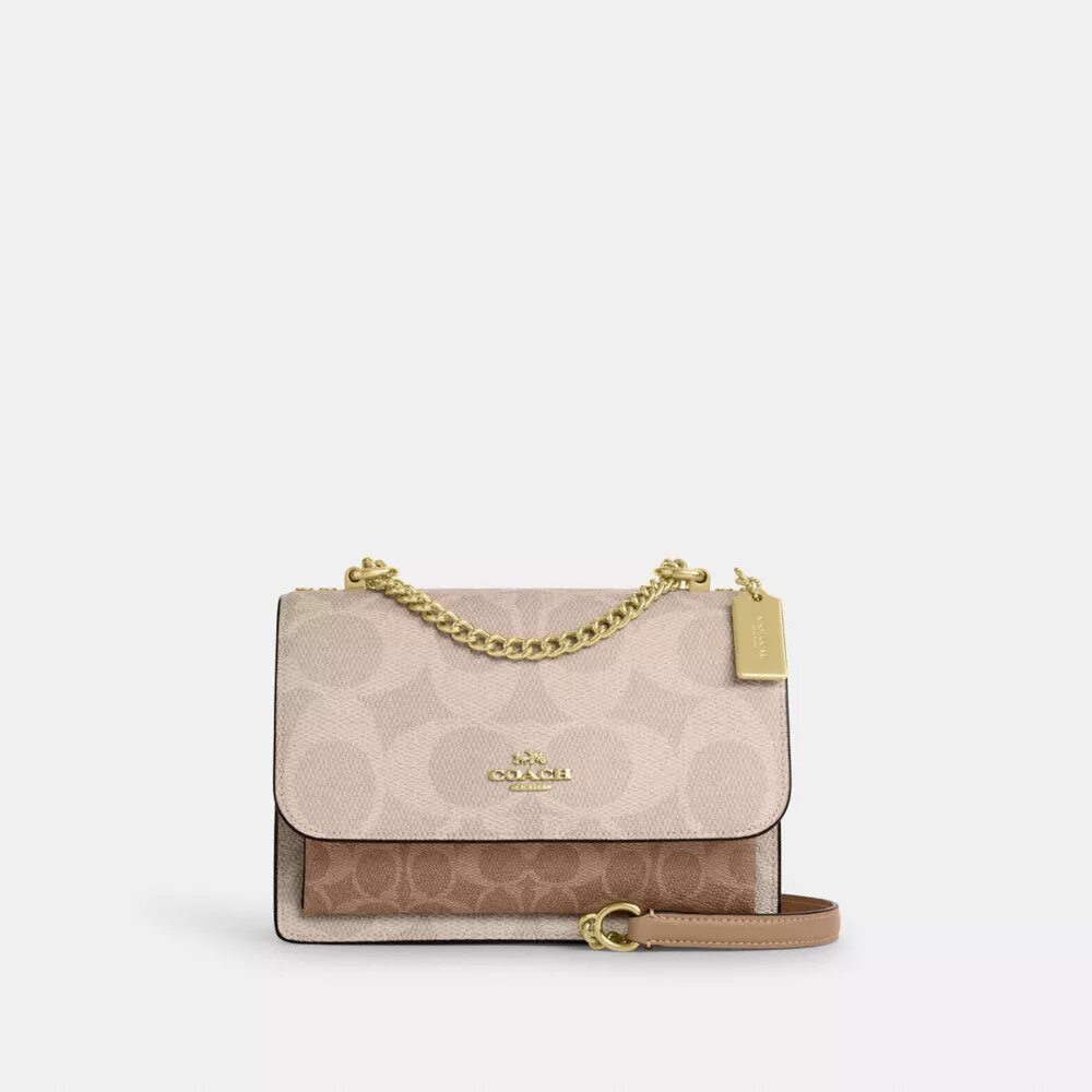 Geantă crossbody Klare din Signature Canvas