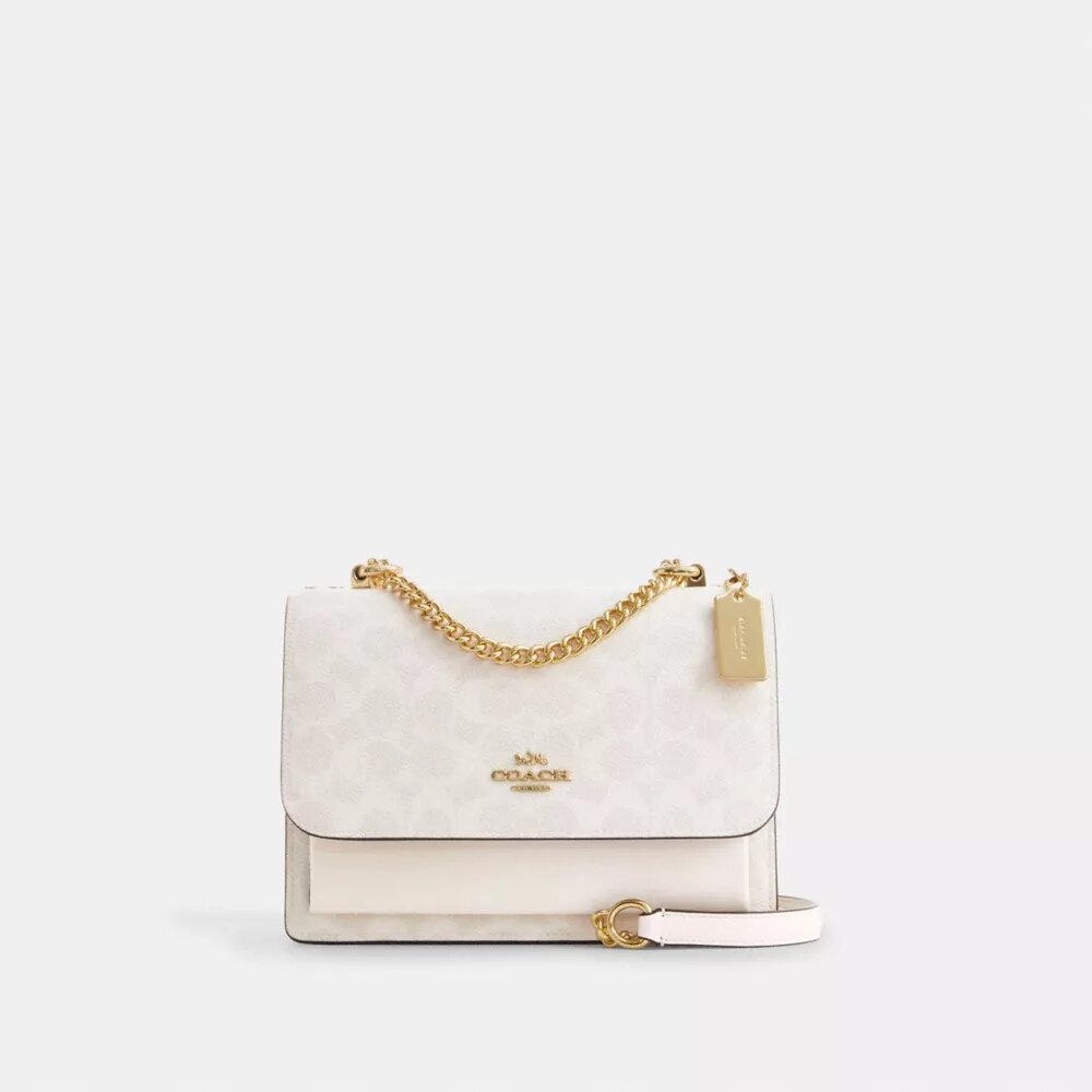Geantă crossbody Klare din Signature Canvas