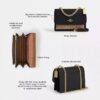 Geantă crossbody Klare din Signature Canvas
