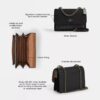 Geantă crossbody Klare din Signature Canvas
