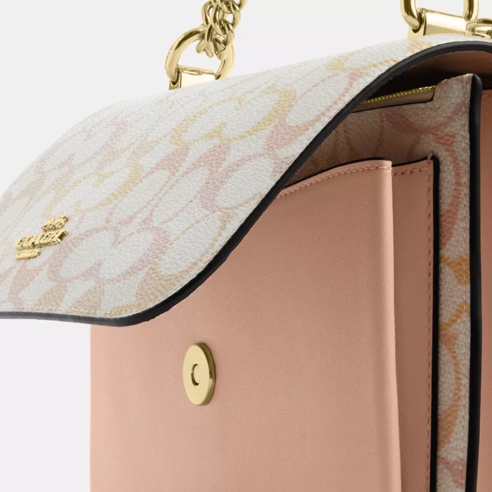 Geantă crossbody Klare din Signature Canvas
