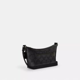 Geantă crossbody mică „Finn” cu buzunar detașabil, din pânză „Signature Canvas”