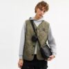 Geantă crossbody mică „Finn” cu buzunar detașabil, din pânză „Signature Canvas”