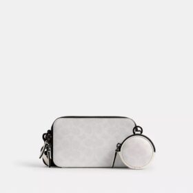 Geantă crossbody subțire Charter din Signature Canvas