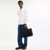 Geantă de serviciu Isaac din piele Signature Maxi