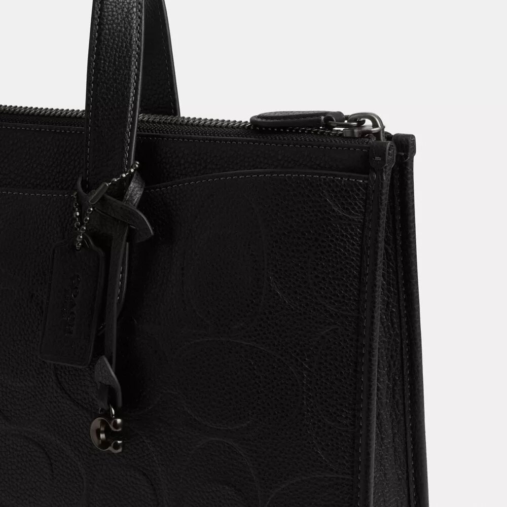Geantă de serviciu Isaac din piele Signature Maxi